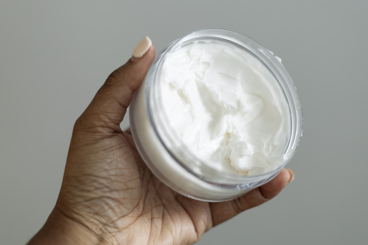 A jar of cream - the building block of a personal skincare routine